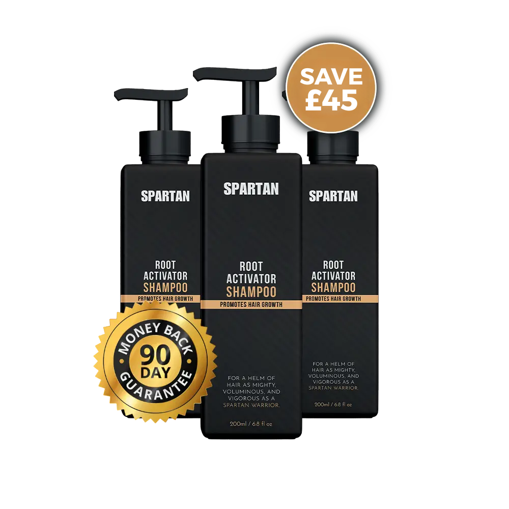 Spartan Root Activator Shampoo — 3 Month Supply