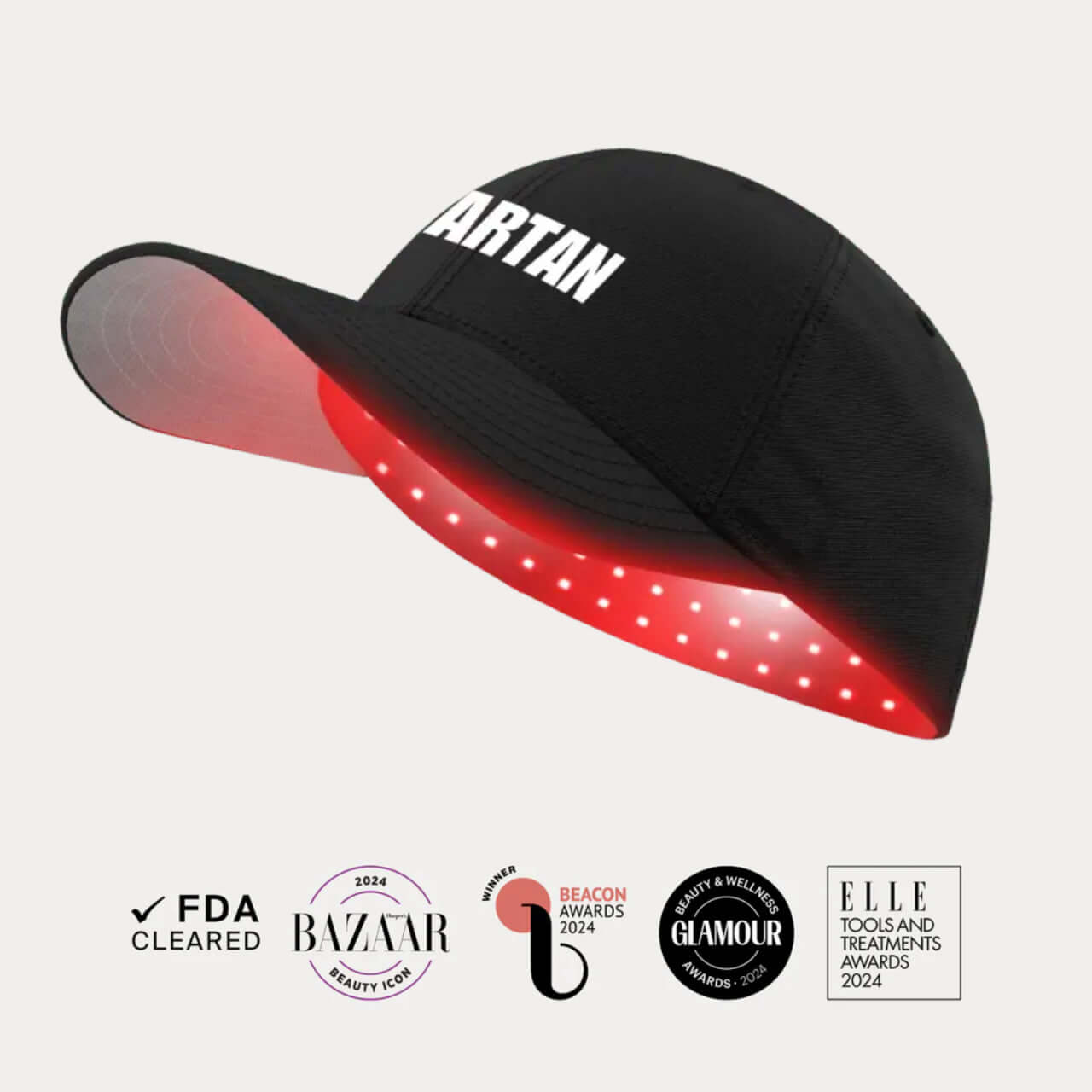 Casquette de croissance à lumière rouge Spartan